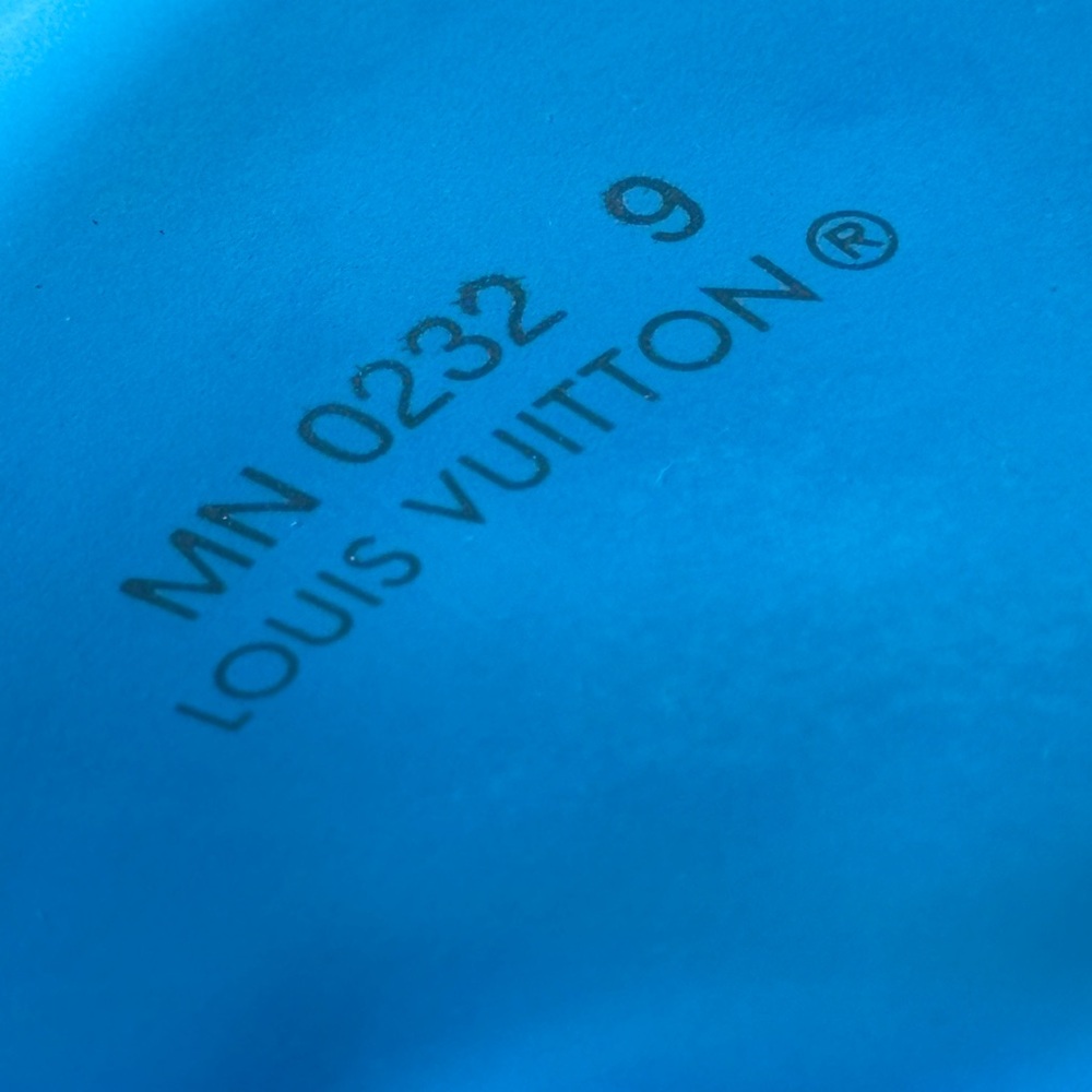 Louis Vuitton Blue Waterfront Mule Slide Size 10.5 Abloh FW21 Collector Sandal - Picture 14 of 16